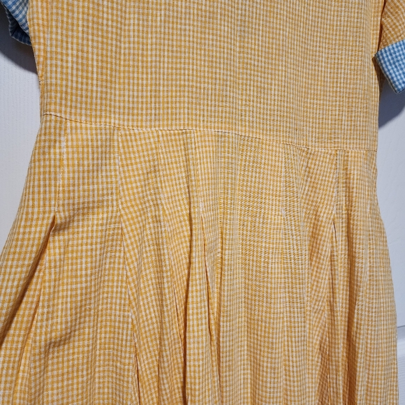 GÜL HÜRGEL Belted Gingham Cotton And Linen-Blend Maxi Shirt Dress - Mari… - Picture 8 of 8